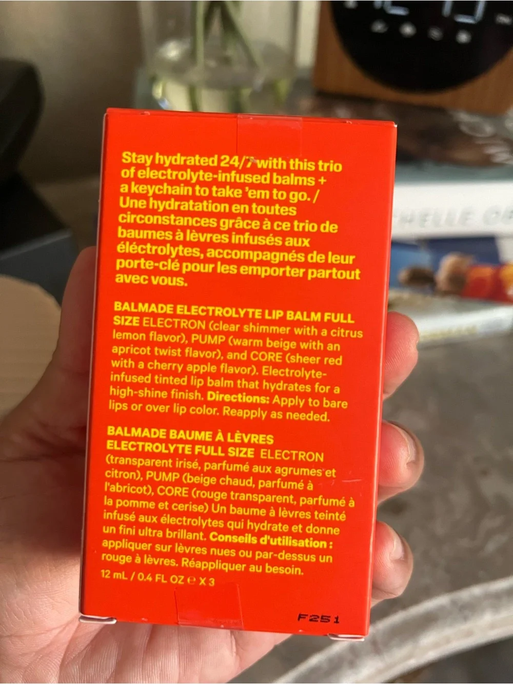 Milk Makeup Balmade Electrolyte Lip Balm Trio — Red, Yellow, Brown